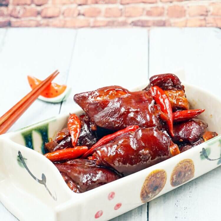 美味的五香猪蹄