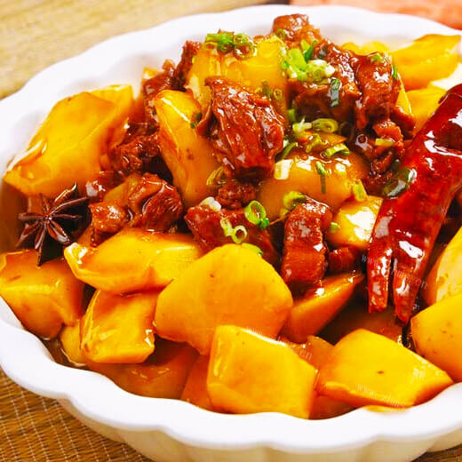 好吃的土豆挂桨