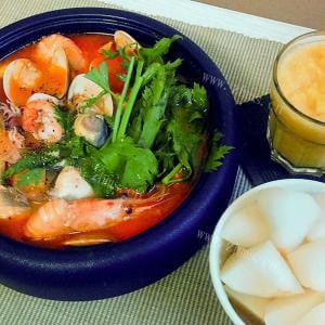 家常冬阴功海鲜汤