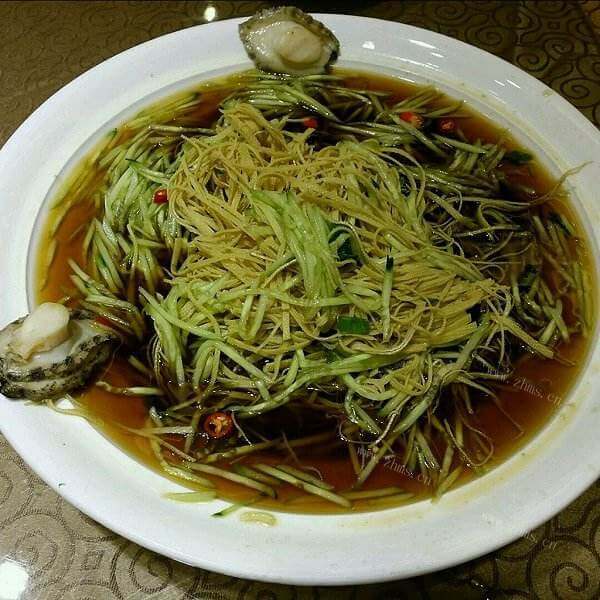 美味的日式凉拌鲍鱼