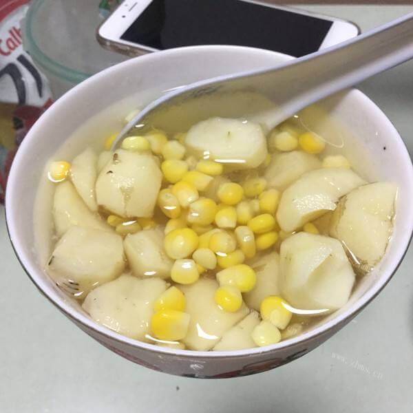 好吃的玉米番薯糖水
