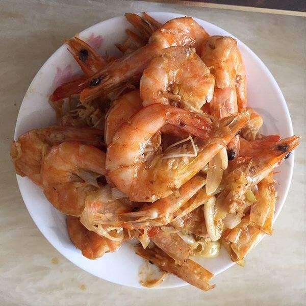 很好吃的鸡蛋炒大对虾酱