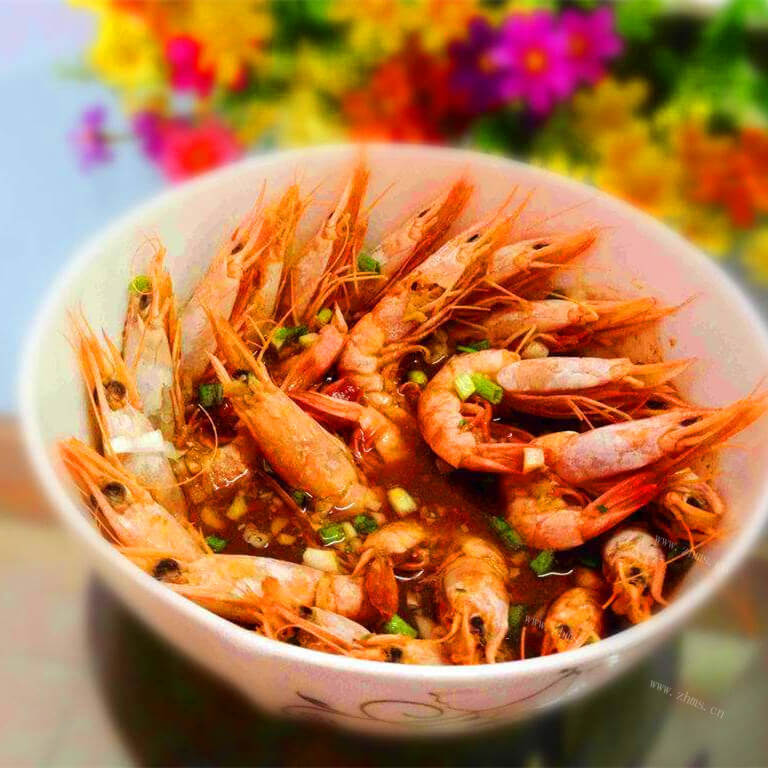 喷香的蒜沫蒸虾