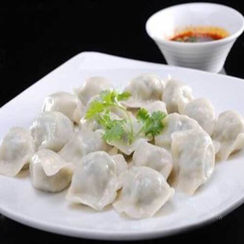 美味的西葫芦虾皮鸡蛋小蒸饺