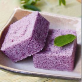 牛奶紫薯米糕