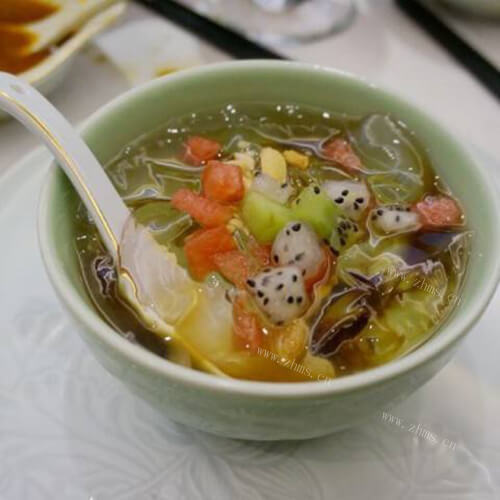美味的水果冰粉