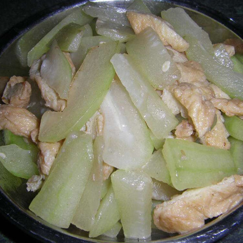 家常肉碎节瓜脯