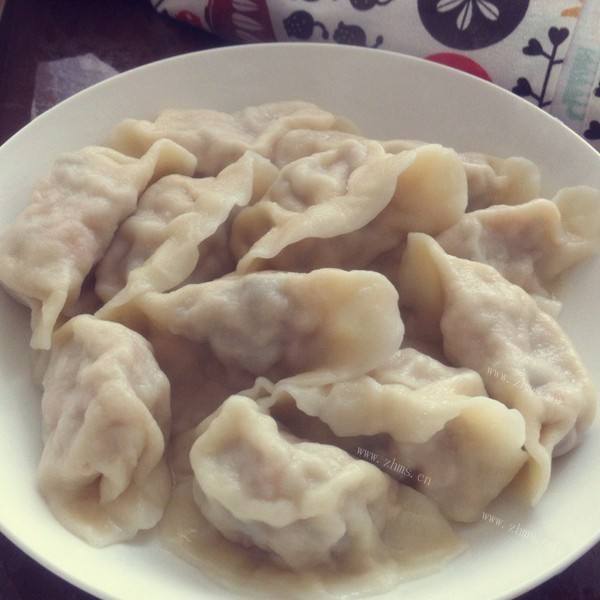 美味的香菇肉馅