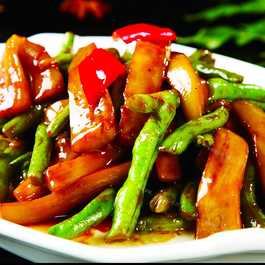 好吃的三色豆角