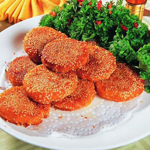 自制香酥芝麻饼