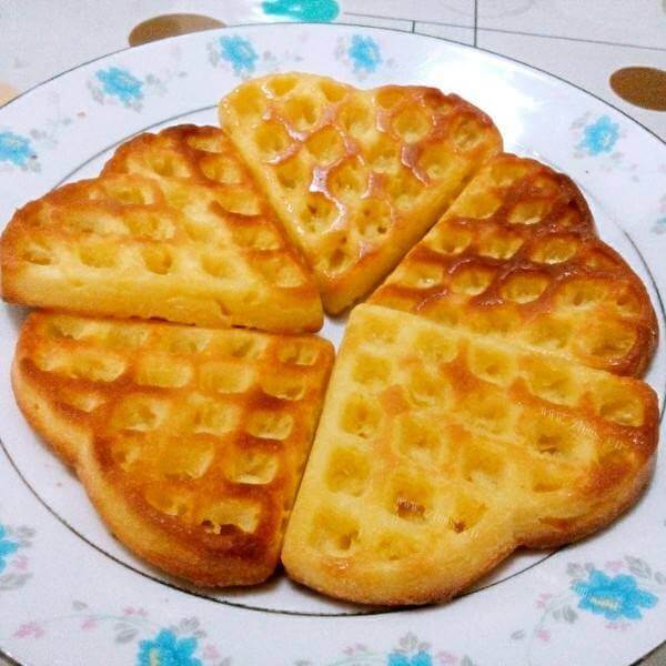 好吃的自制华夫饼