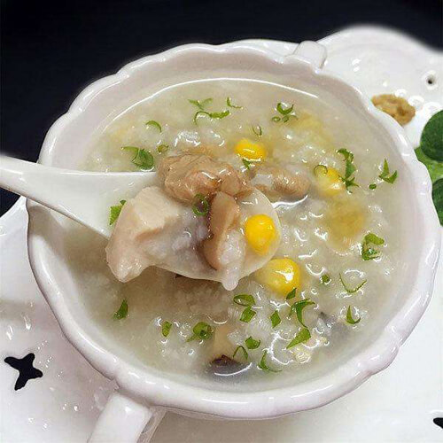 美味香菇核桃粥