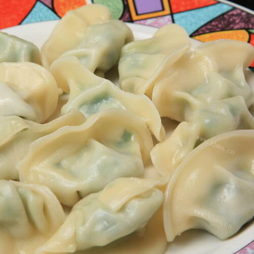 好吃的茄子鸡蛋饺子