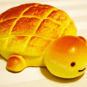 可爱的小乌龟面包