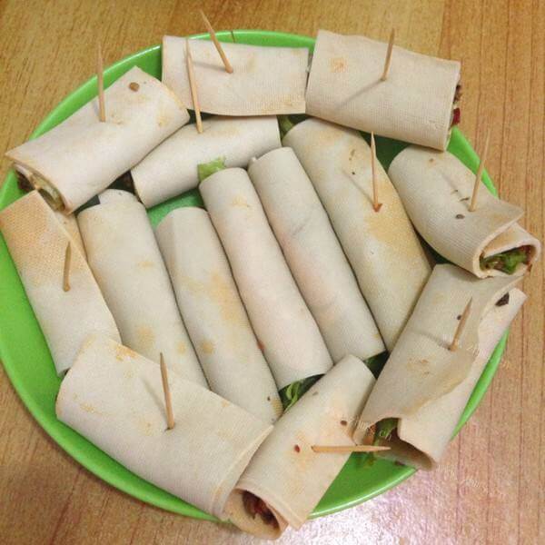 简单的生菜炒豆皮