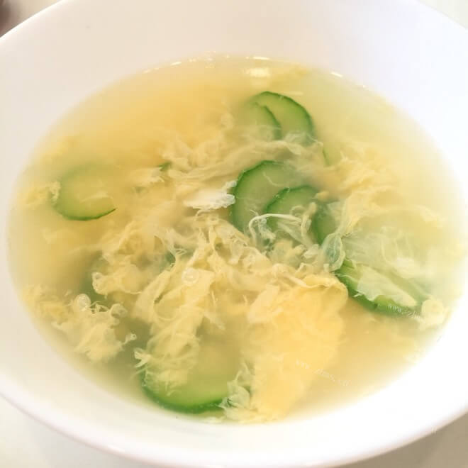 美味黄瓜蛋花糊