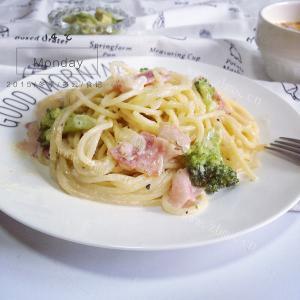 美味的虾仁培根面
