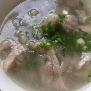 美味的滑肉汤做法图解6)