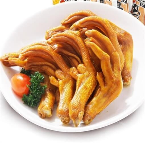 好吃的苹果醋鸭脚