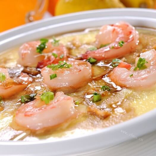 美味虾仁蒸水蛋