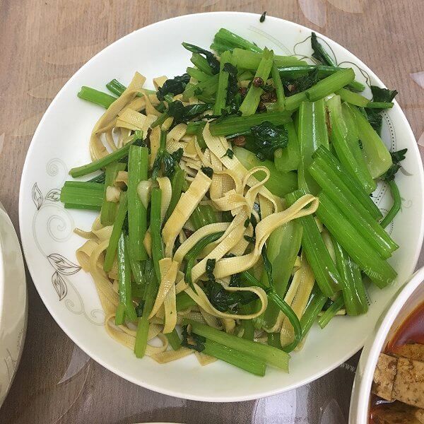 可口的香芹豆皮