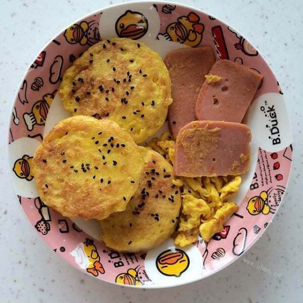 美味的蛋香豆渣馒头
