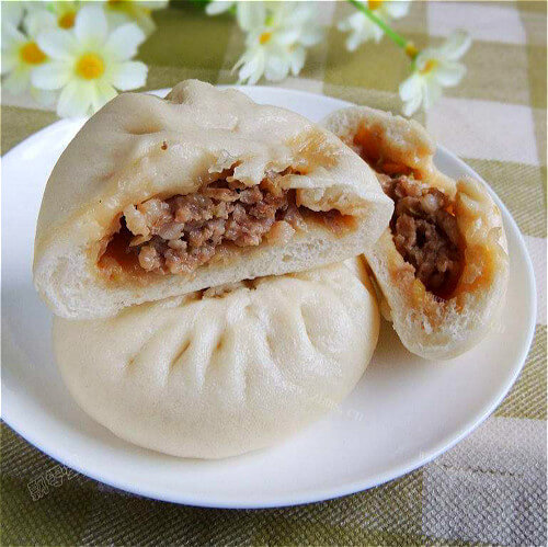 美味的黑木耳肉包
