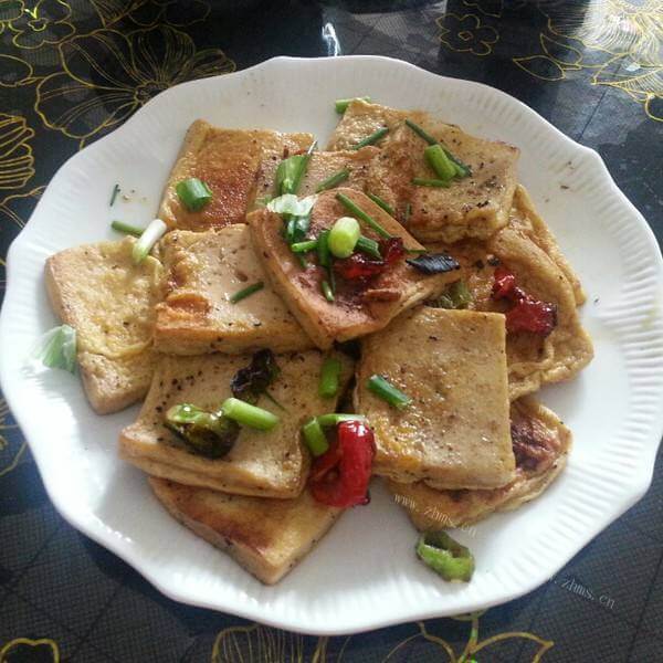 美味的煎千页豆腐