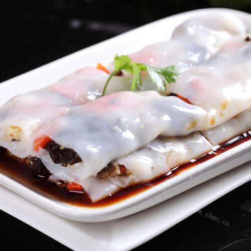 美味虾米木耳鸡蛋肠粉