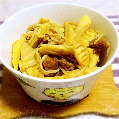 自制腊肠金针菇