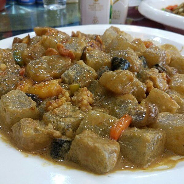 美味的烟台三鲜焖子