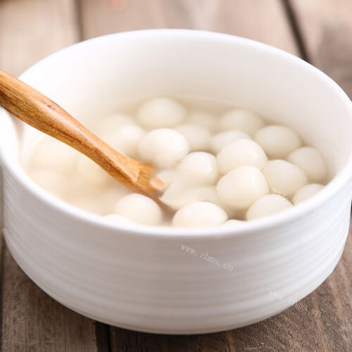 醪糟紫薯小圆子
