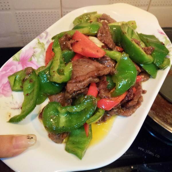 可口的青椒牛肉彩头