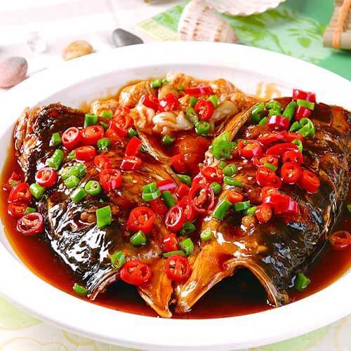 好吃的闷烧大鱼头