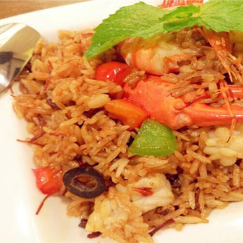 可口蟹炒饭