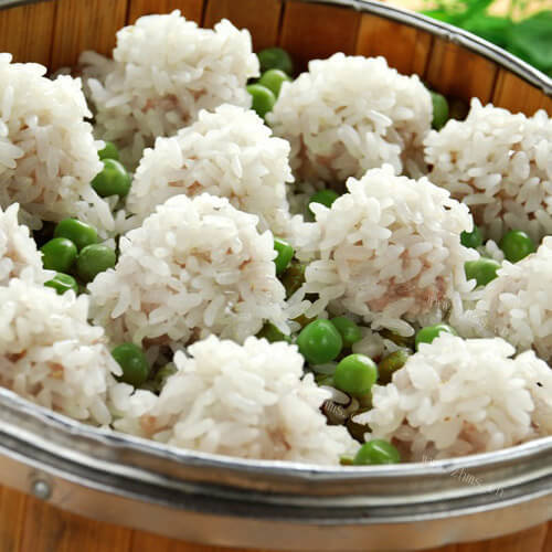 美味的山药木耳珍珠圆子