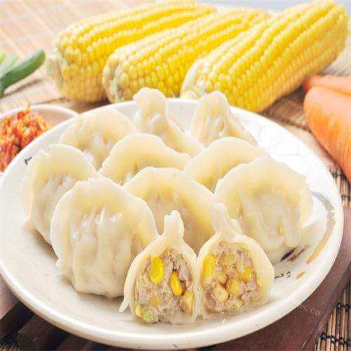 玉米韭菜饺子