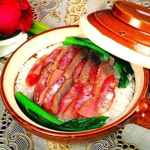 美味的腊肉豆角粉丝煲