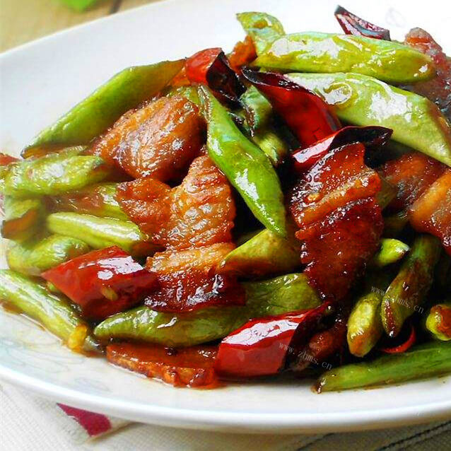我爱吃四季豆焖五花肉