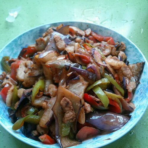 家常干煸茄子皮