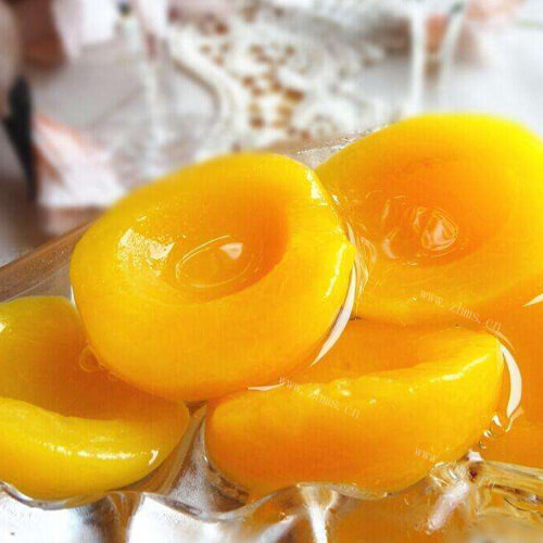 美味的黄金桃糖水