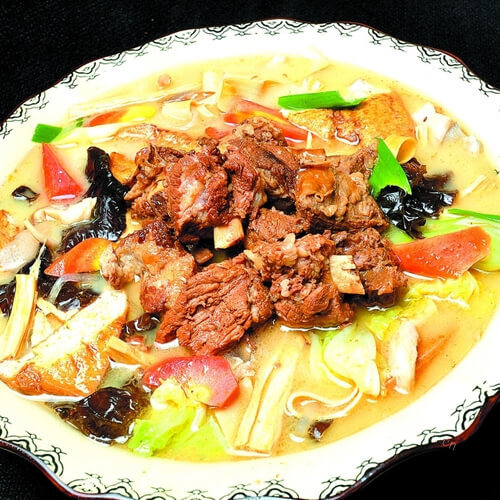 够味的羊肉烩菜
