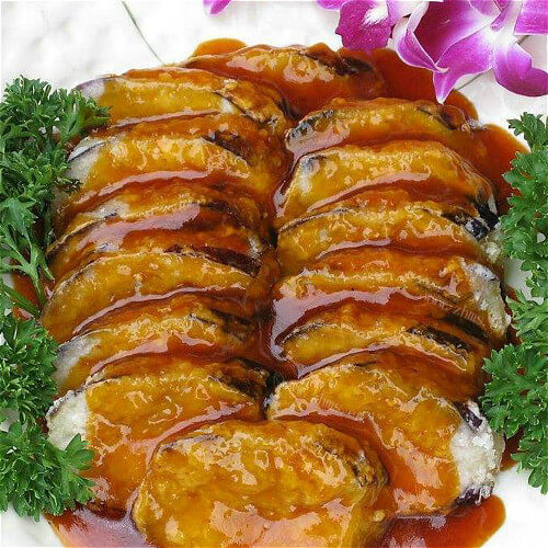 美味香煎鱼内脏