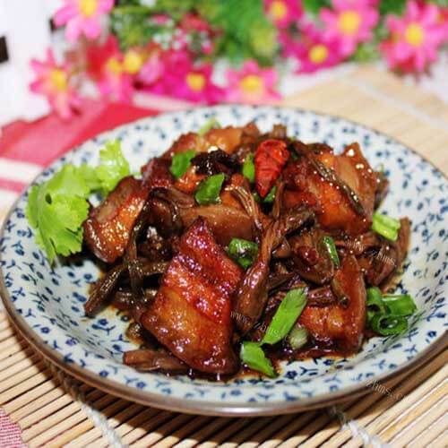 鲜美的干焖豆角