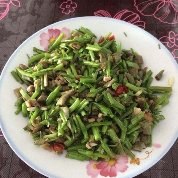 美味酸炒空心菜杆