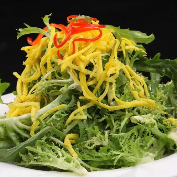 美味健康的香干拌苦菊