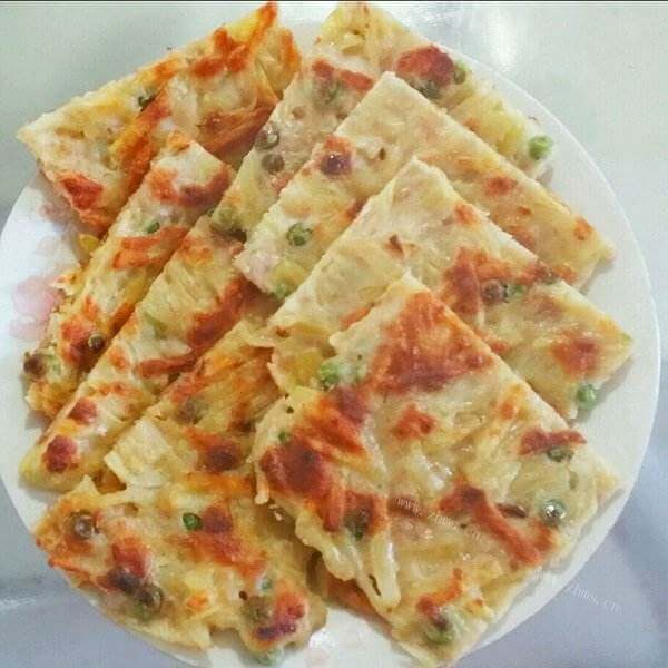 咸香的火腿土豆鸡蛋饼