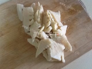助消化双笋鸡片做法图解3)