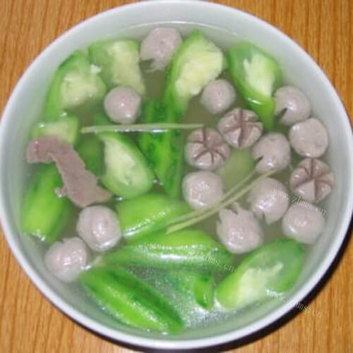 美味丝瓜烩银耳