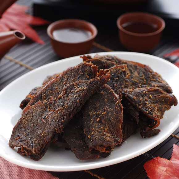 好吃的黑椒牛肉干